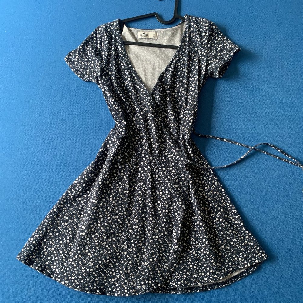 Blue Floral Summer Dress